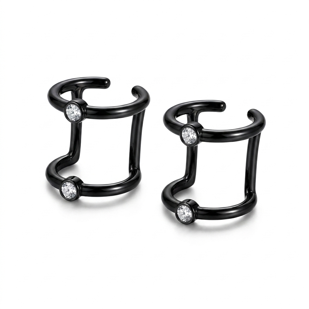 Boucles d'Oreilles à Clips Ear Cuff — Sans Perçage