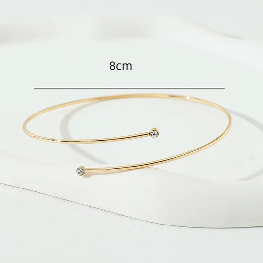 Bracelet de bras arm cuff or - vue 2