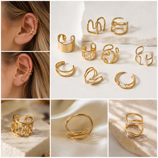 Boucles d'Oreilles Strass Pendantes