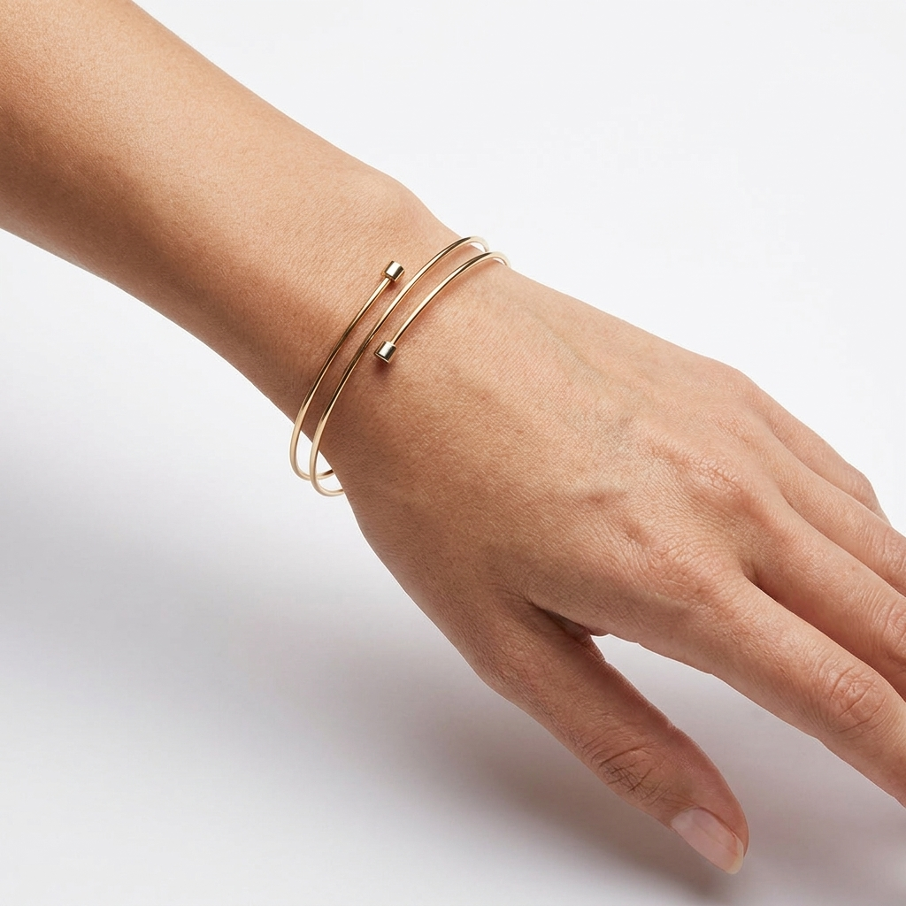 Bracelet de Bras Arm Cuff — Jonc Ouvert Réglable