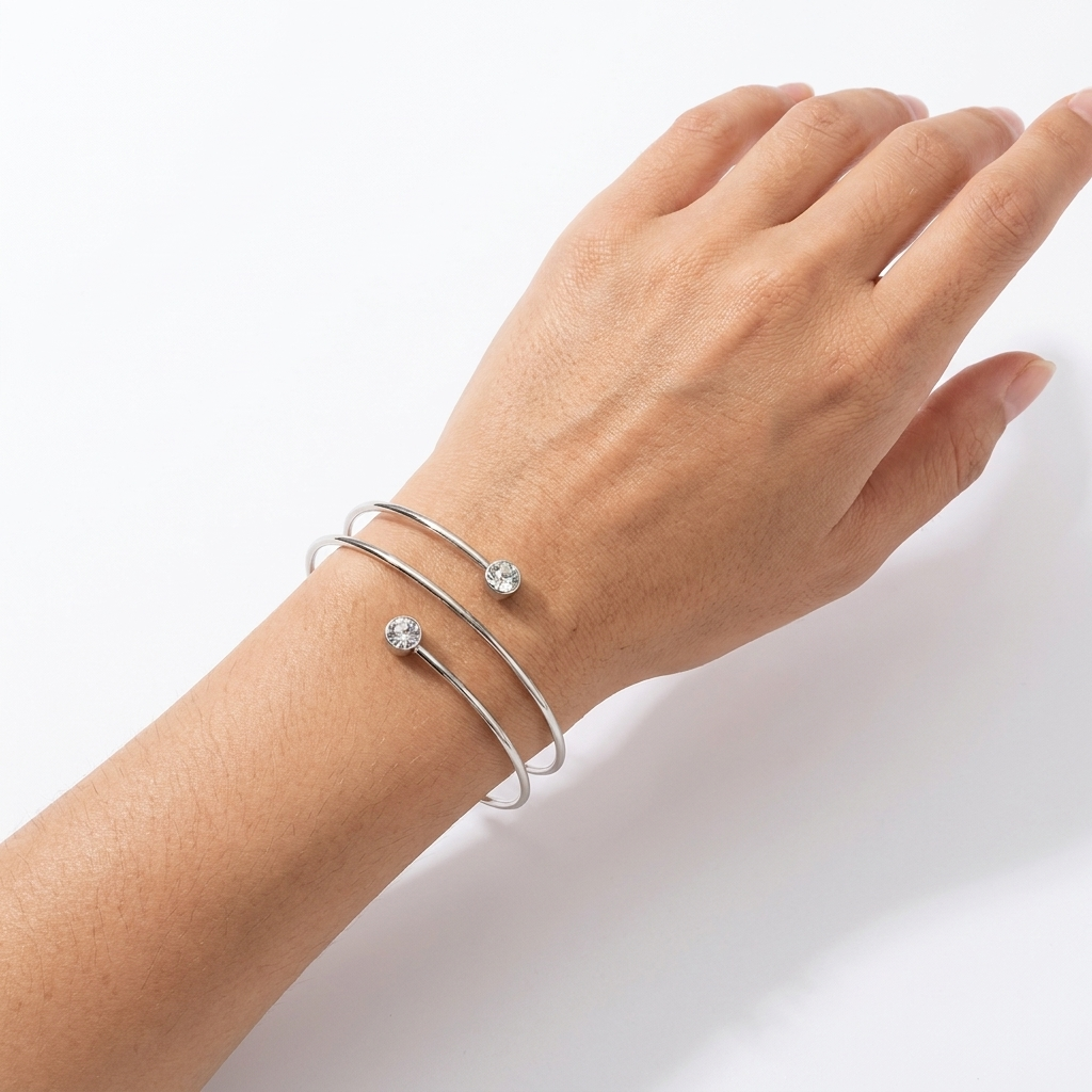 Bracelet de Bras Arm Cuff — Jonc Ouvert Réglable