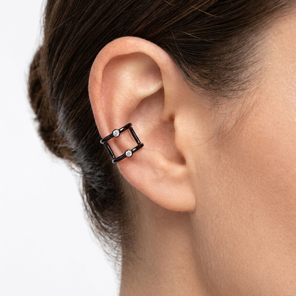 Boucles d'Oreilles à Clips Ear Cuff — Sans Perçage