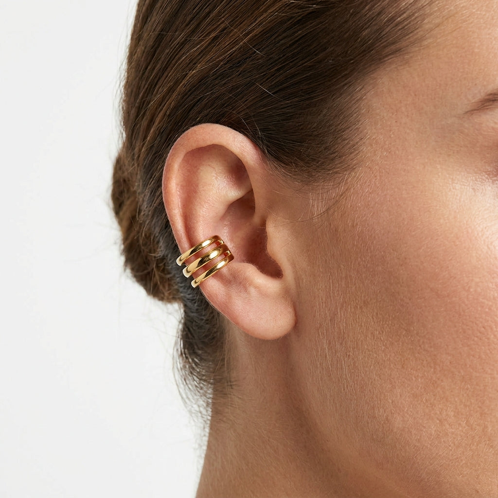 Boucles d'Oreilles à Clips Ear Cuff — Sans Perçage
