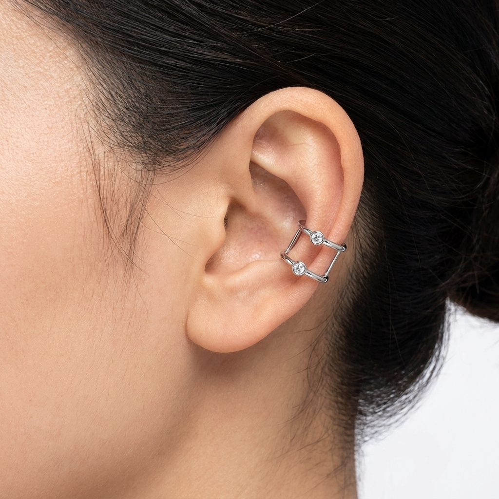 Boucles d'Oreilles à Clips Ear Cuff — Sans Perçage
