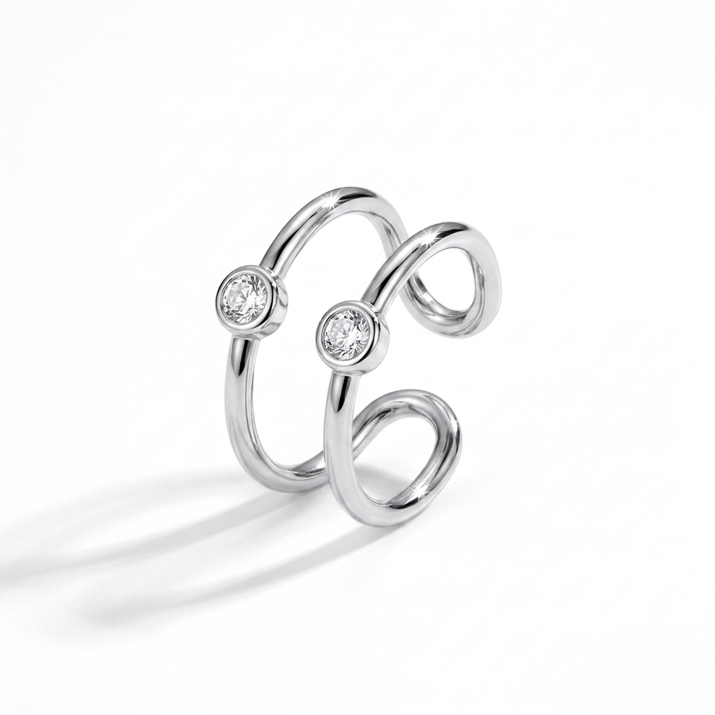 Boucles d'Oreilles à Clips Ear Cuff — Sans Perçage